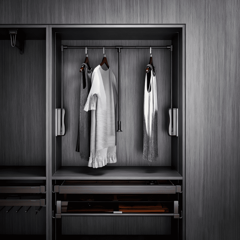 Up And Down Clothes Rack